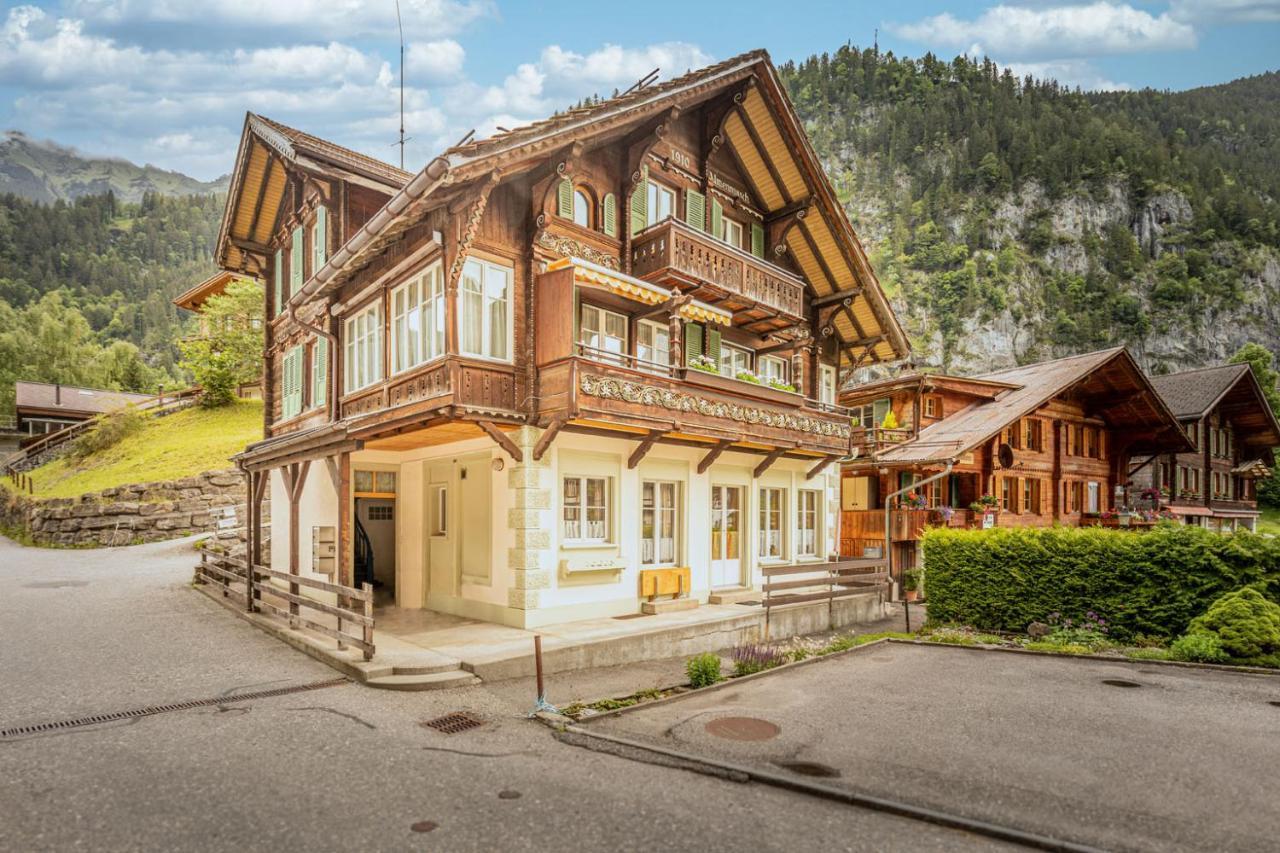 Wasserfallhuesli In Lauterbrunnen, Near Interlaken, Muerren, Wengen 外观 照片