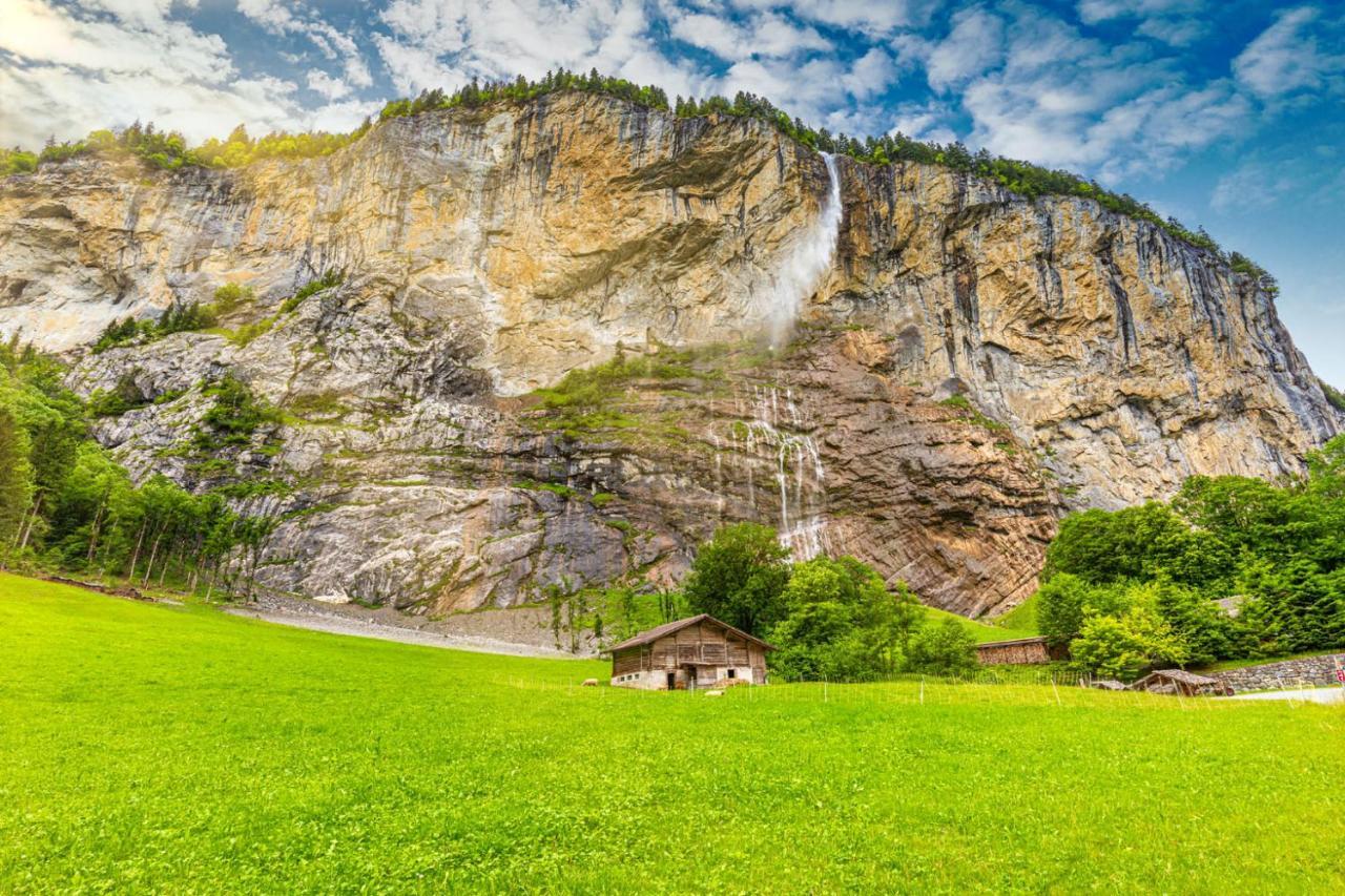 Wasserfallhusli In Lauterbrunnen, Near Interlaken, Murren, Wengen 外观 照片