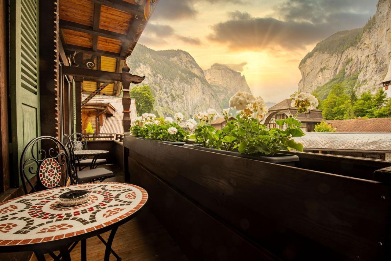 Wasserfallhuesli In Lauterbrunnen, Near Interlaken, Muerren, Wengen 外观 照片