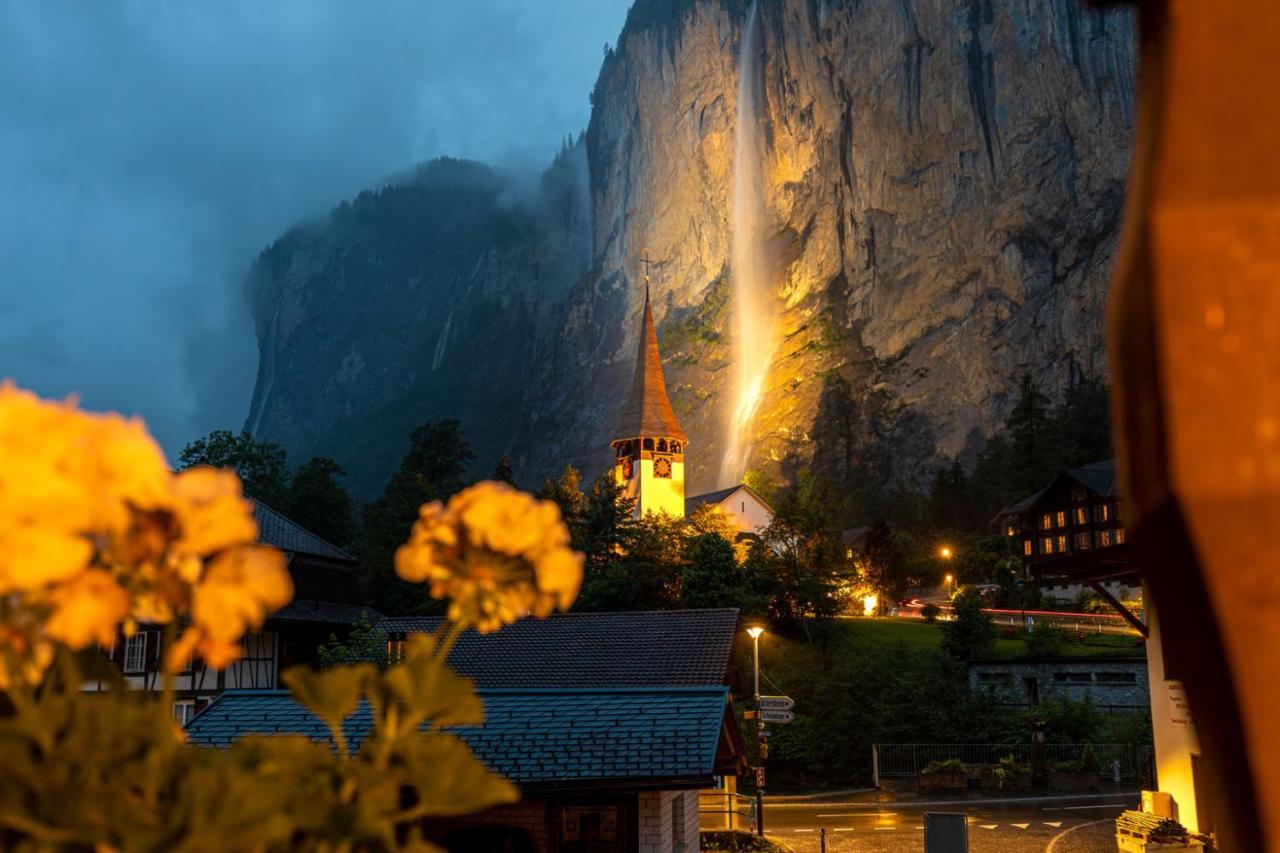 Wasserfallhuesli In Lauterbrunnen, Near Interlaken, Muerren, Wengen 外观 照片