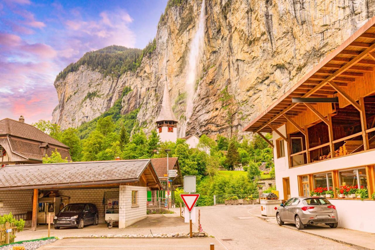 Wasserfallhuesli In Lauterbrunnen, Near Interlaken, Muerren, Wengen 外观 照片