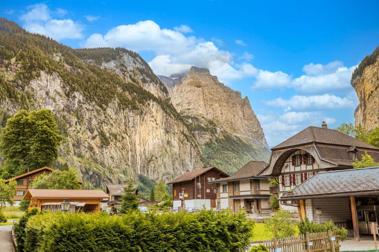 Wasserfallhuesli In Lauterbrunnen, Near Interlaken, Muerren, Wengen 外观 照片